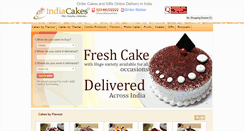 Desktop Screenshot of indiacakes.com